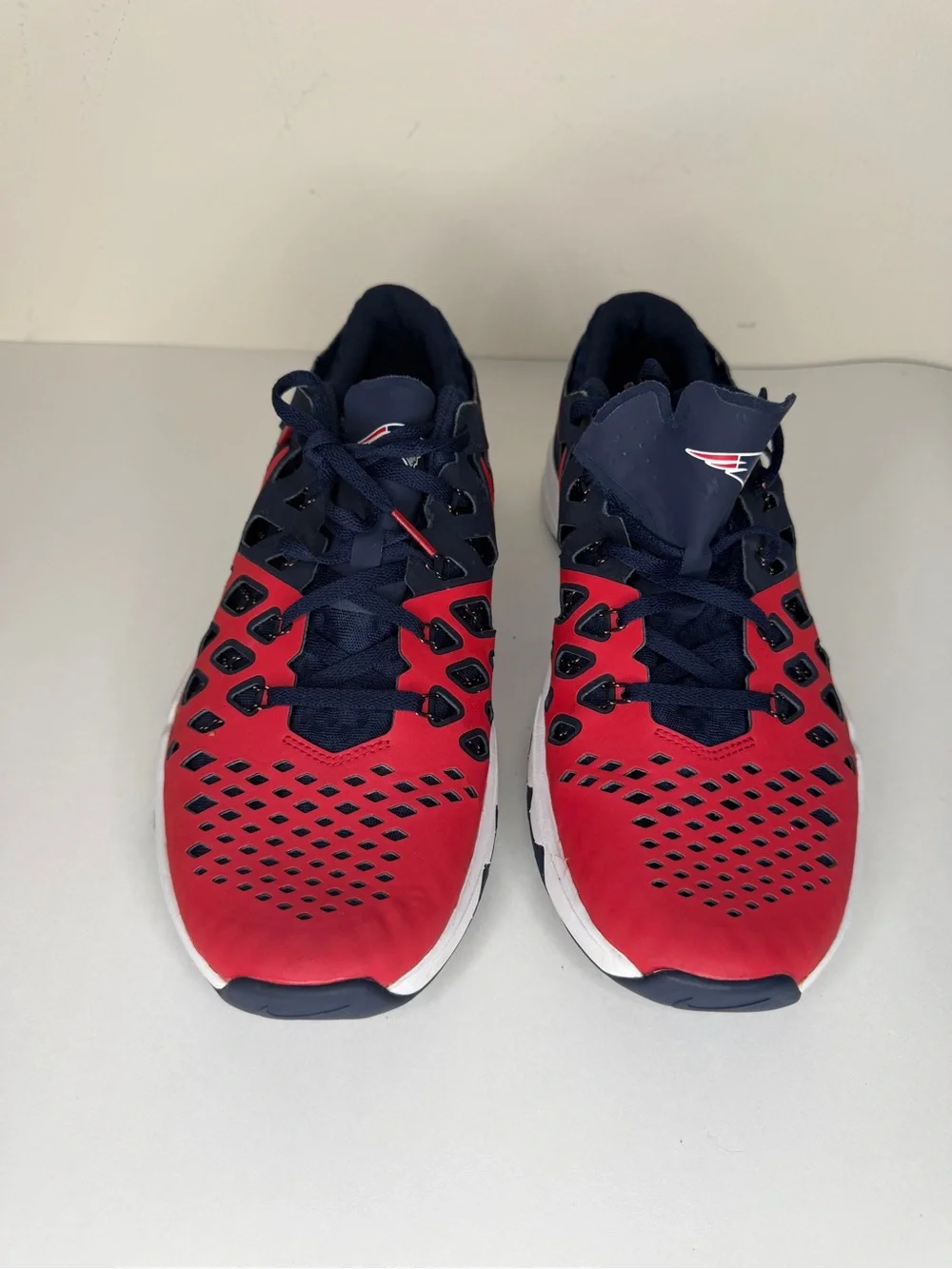 Nike Train Speed 4 AMP New England Patriots NFL Shoes Mens 11 Sneaker 848587-603